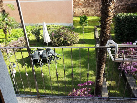 Blick vom Balkon