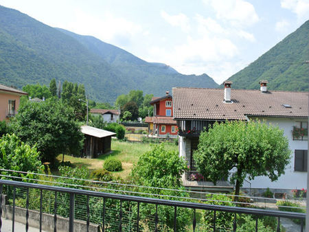 Blick vom Balkon