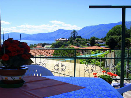 Blick von der privaten Terrasse aus