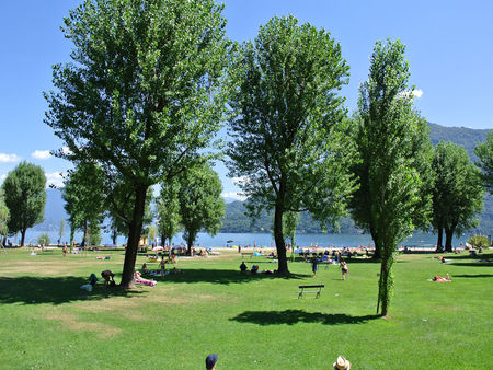 �ffentliches Strandbad Lido  ca 120m vom Haus  entfernt