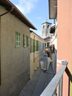 Blick vom Balkon aus