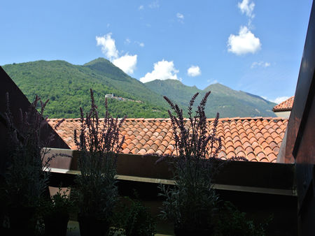 Blick von der Dachterrasse aus