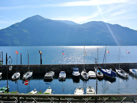 Blick vom Balkon