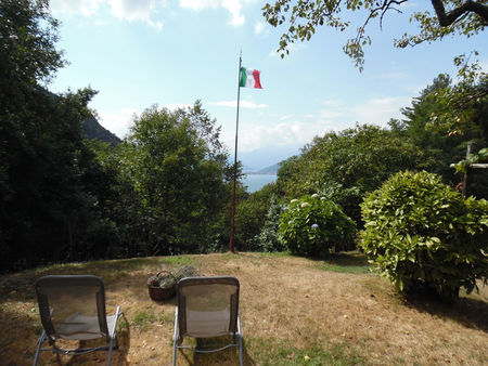 Blick vom privaten Garten