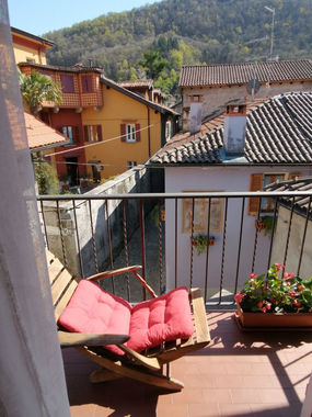 Blick vom Balkon