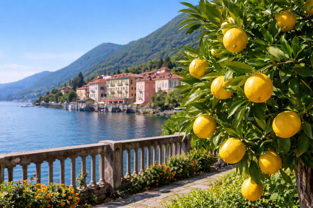 Zitrusfrüchte in Cannero Riviera